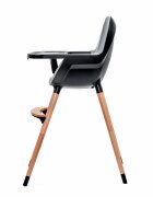 KINDERKRAFT Scaun de masa 2 in 1 Fini black