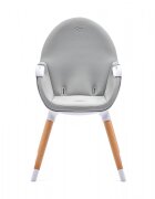 KINDERKRAFT Scaun de masa 2 in 1 Fini Grey