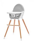 KINDERKRAFT Scaun de masa 2 in 1 Fini Grey