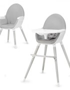 KINDERKRAFT Scaun de masa 2 in 1 Fini grey legs