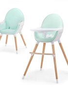 KINDERKRAFT Scaun de masa 2 in 1 Fini mint