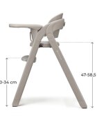 KINDERKRAFT Scaun de masa 2 in 1 pentru copii Tino Beige