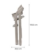 KINDERKRAFT Scaun de masa 2 in 1 pentru copii Tino Beige