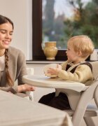 KINDERKRAFT Scaun de masa 2 in 1 pentru copii Tino Beige