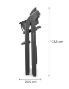 KINDERKRAFT Scaun de masa 2 in 1 pentru copii Tino Grey