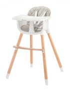 KINDERKRAFT Scaun de masa 2 in 1 Sienna grey
