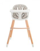 KINDERKRAFT Scaun de masa 2 in 1 Sienna grey