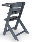 KINDERKRAFT Scaun de masa 3 in 1 Enock full grey