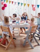 KINDERKRAFT Scaun de masa 3 in 1 Enock woodengrey