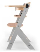 KINDERKRAFT Scaun de masa 3 in 1 Enock woodengrey