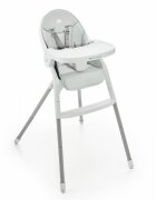 KINDERKRAFT Scaun de masa Dinnly Grey transformabil intr-un scaun inalt husa scaun PU pana la 15 kg