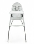 KINDERKRAFT Scaun de masa Dinnly Grey transformabil intr-un scaun inalt husa scaun PU pana la 15 kg