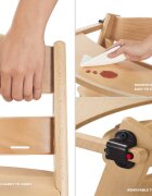 KINDERKRAFT Scaun de masa Enock Beige