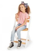 KINDERKRAFT Scaun de masa Enock Grey 3 in 1 cu pernuta