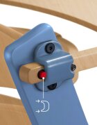 KINDERKRAFT Scaun de masa Enock Nordic Breeze 3 in 1 cu pernuta