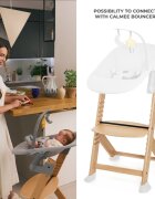 KINDERKRAFT Scaun de masa Enock Nordic Breeze 3 in 1 cu pernuta