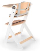 KINDERKRAFT Scaun de masa Enock White 3 in 1 cu pernuta