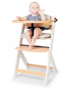 KINDERKRAFT Scaun de masa Enock White 3 in 1 cu pernuta