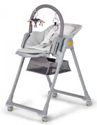 KINDERKRAFT Scaun de masa Lastree 2 in 1 transformabil grey