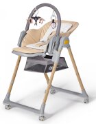 KINDERKRAFT Scaun de masa pentru copii 2 in 1 Lastree Wooden