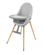 KINDERKRAFT Scaun de masa pentru copii 3 in 1 Fini Up Grey