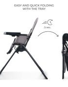 KINDERKRAFT Scaun de masa pentru copii Binci Grey