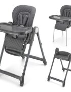 KINDERKRAFT Scaun de masa pentru copii Tulo Grey 3 in 1