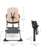 KINDERKRAFT Scaun de masa pliabil Foldee pink
