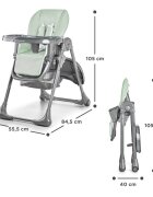 KINDERKRAFT Scaun de masa pliabil Tastee olive