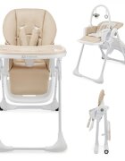 KINDERKRAFT Scaun de masa pliabil Tummie beige