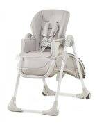 KINDERKRAFT Scaun de masa Yummy pliabil grey