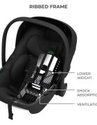 KINDERKRAFT Scoica auto I-Lite Black 40-87 cm I-size SPS tetiera reglabila