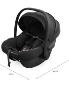 KINDERKRAFT Scoica auto I-Lite Black 40-87 cm I-size SPS tetiera reglabila