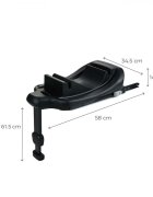 KINDERKRAFT Scoica auto Mink Pro 2 I-size 40-75 cm + baza Zestaw Black