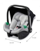 KINDERKRAFT Scoica auto Mink Pro 40-75 cm grey