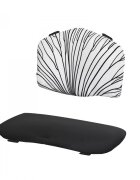 KINDERKRAFT Set de 2 perne pentru scaun de masa Enock BlackWhite