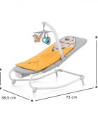 KINDERKRAFT Sezlong 3 in 1 Felio 2 forest yellow