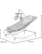 KINDERKRAFT Sezlong 3 in 1 Felio 2 stone grey