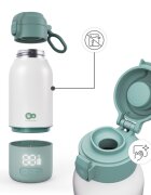 KINDERKRAFT Termos si incalzitor de biberoane 2 in 1 Gaja Green