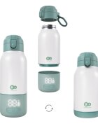 KINDERKRAFT Termos si incalzitor de biberoane 2 in 1 Gaja Green