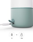 KINDERKRAFT Termos si incalzitor de biberoane 2 in 1 Gaja Green