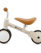 KINDERKRAFT Tricicleta copii de echilibru Cutie light beige varsta 1-3 ani roti din spuma EVA posibilitatea de reglare a inaltimii scaunului (26-28 cm) sarcina maxima 15 kg