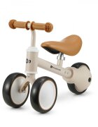 KINDERKRAFT Tricicleta copii de echilibru Cutie light beige varsta 1-3 ani roti din spuma EVA posibilitatea de reglare a inaltimii scaunului (26-28 cm) sarcina maxima 15 kg