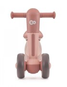 KINDERKRAFT Tricicleta copii de echilibru Minibi candy pink varsta 1- 3 ani inaltimea de la sol la sa 24-27 cm Roti spuma EVA cadru PP limitarea unghiului de viraj al ghidonului
