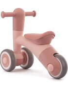 KINDERKRAFT Tricicleta copii de echilibru Minibi candy pink varsta 1- 3 ani inaltimea de la sol la sa 24-27 cm Roti spuma EVA cadru PP limitarea unghiului de viraj al ghidonului