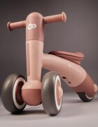 KINDERKRAFT Tricicleta copii de echilibru Minibi candy pink varsta 1- 3 ani inaltimea de la sol la sa 24-27 cm Roti spuma EVA cadru PP limitarea unghiului de viraj al ghidonului