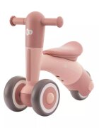 KINDERKRAFT Tricicleta copii de echilibru Minibi candy pink varsta 1- 3 ani inaltimea de la sol la sa 24-27 cm Roti spuma EVA cadru PP limitarea unghiului de viraj al ghidonului