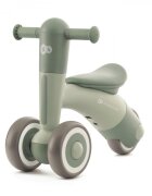 KINDERKRAFT Tricicleta copii de echilibru Minibi leaf green varsta 1- 3 ani inaltimea de la sol la sa 24-27 cm Roti spuma EVA cadru PP limitarea unghiului de viraj al ghidonului