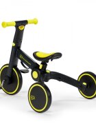 KINDERKRAFT Tricicleta pentru copii 4trike Black Volt transformabila cu cadru de aluminiu pliabila roti din spuma Eva 3 functii greutate redusa doar 35 kg de la 12 luni