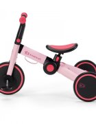 KINDERKRAFT Tricicleta pentru copii 4trike Pink transformabila cu cadru de aluminiu pliabila roti din spuma Eva 3 functii greutate redusa doar 35 kg de la 12 luni
